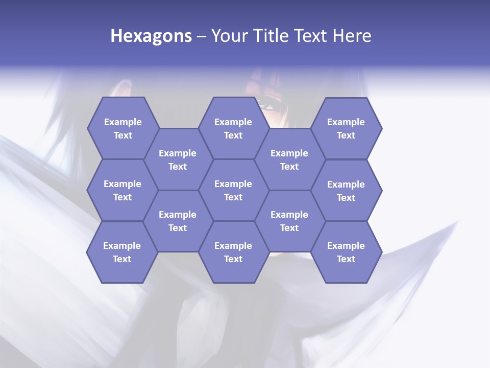 A Anime Character With A Sword In His Hand PowerPoint Template