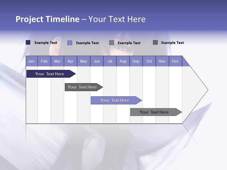 A Anime Character With A Sword In His Hand PowerPoint Template