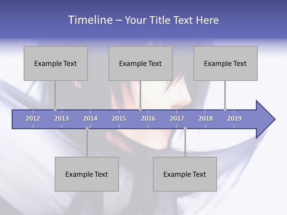 A Anime Character With A Sword In His Hand PowerPoint Template