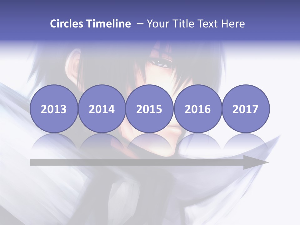 A Anime Character With A Sword In His Hand PowerPoint Template