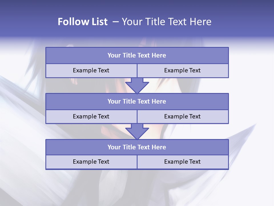 A Anime Character With A Sword In His Hand PowerPoint Template