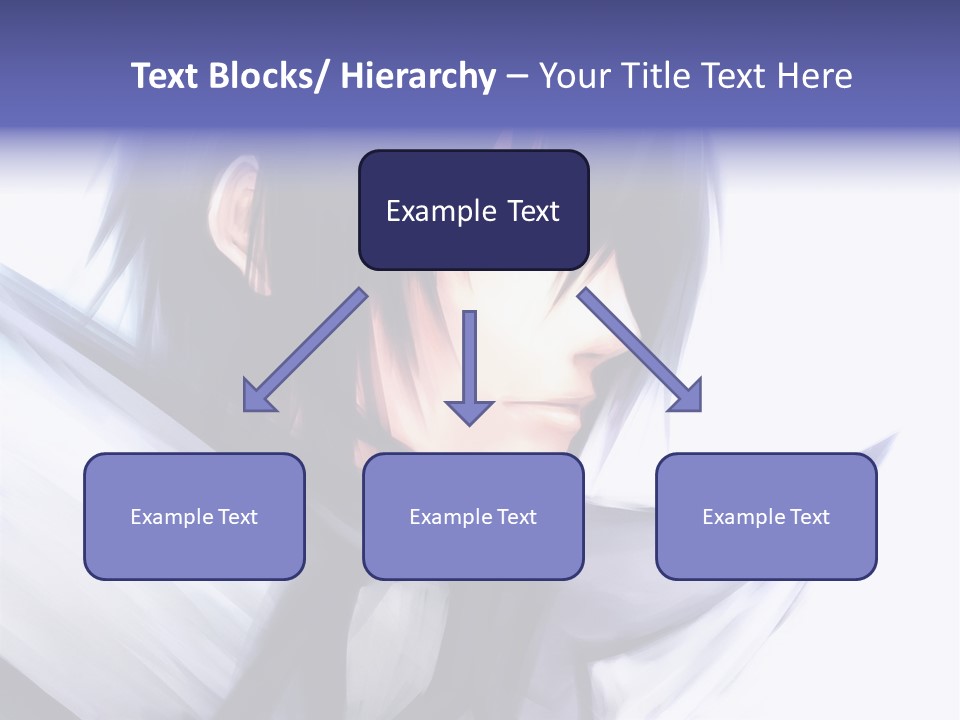 A Anime Character With A Sword In His Hand PowerPoint Template