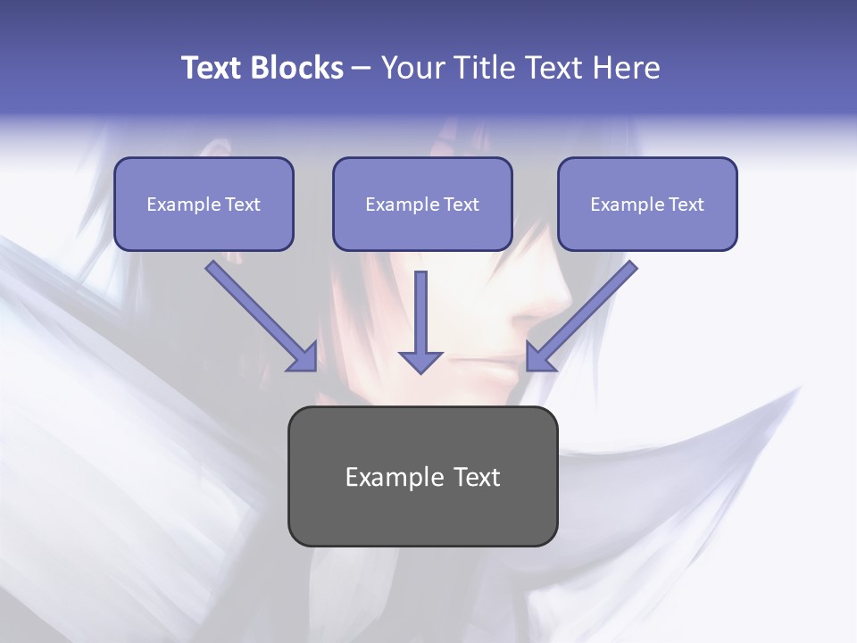A Anime Character With A Sword In His Hand PowerPoint Template