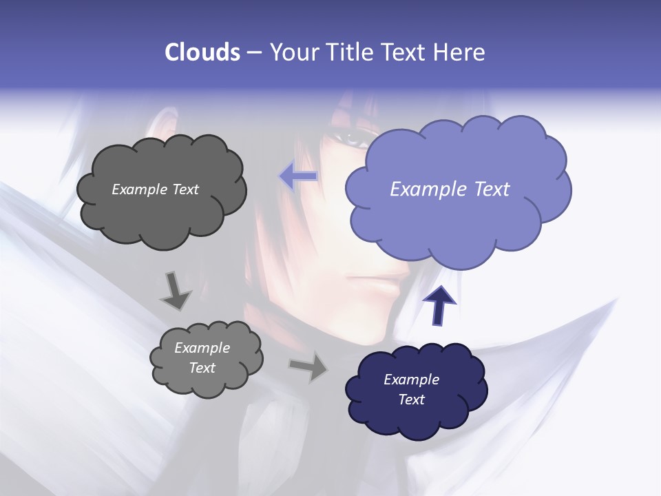 A Anime Character With A Sword In His Hand PowerPoint Template