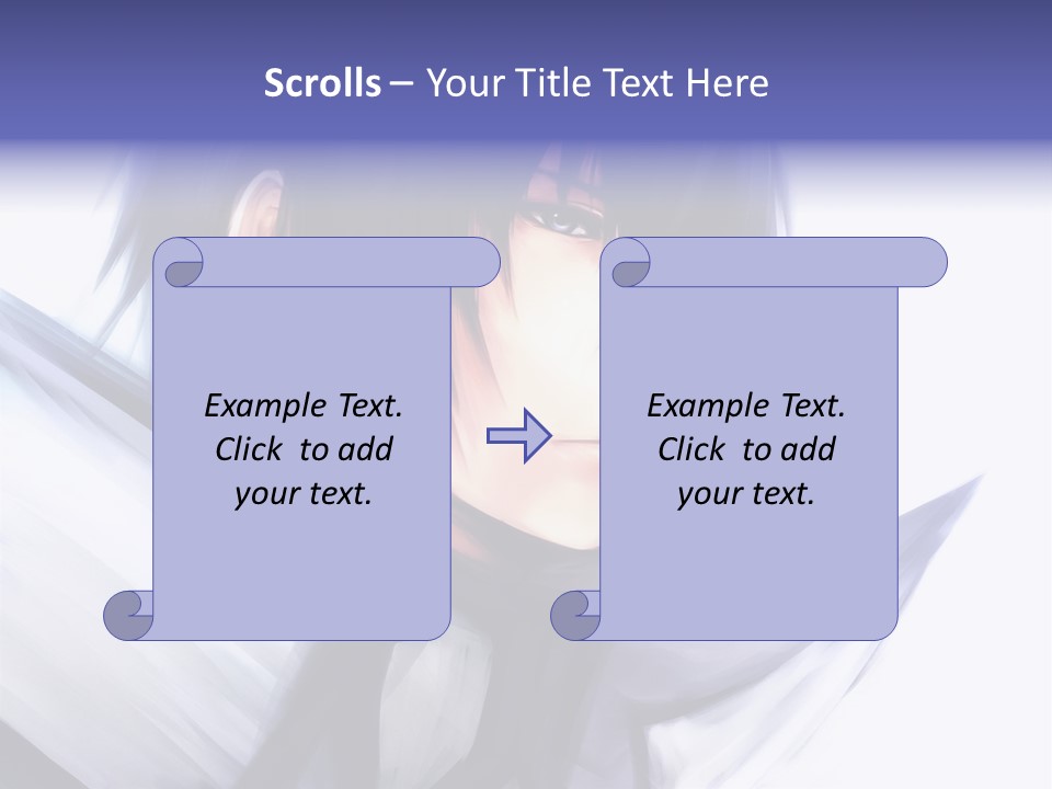 A Anime Character With A Sword In His Hand PowerPoint Template