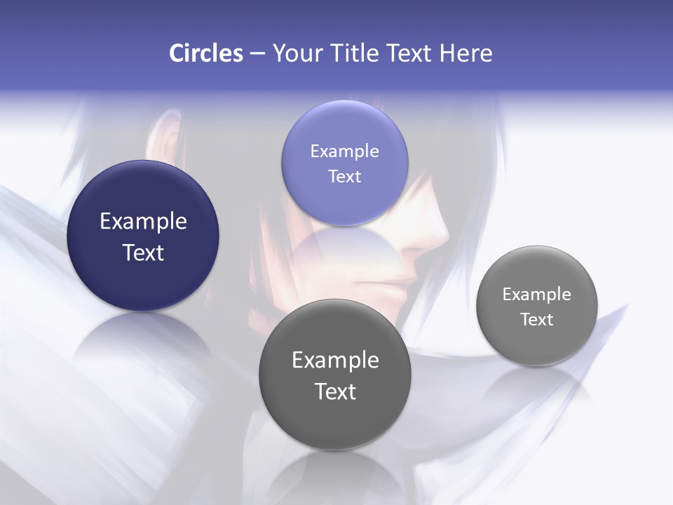 A Anime Character With A Sword In His Hand PowerPoint Template