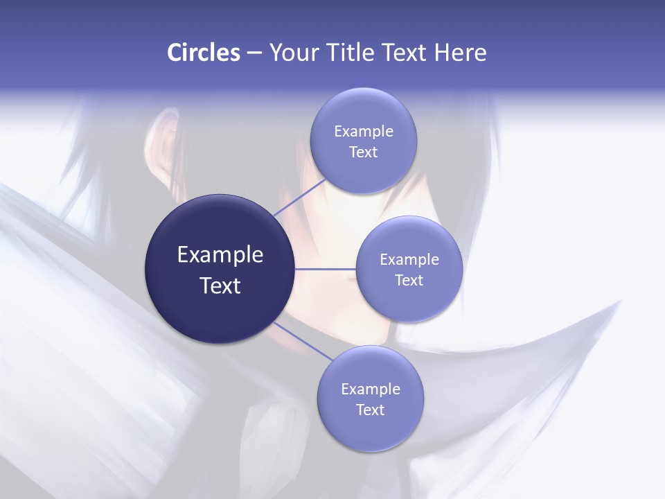 A Anime Character With A Sword In His Hand PowerPoint Template