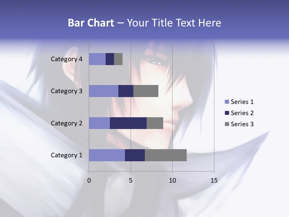A Anime Character With A Sword In His Hand PowerPoint Template