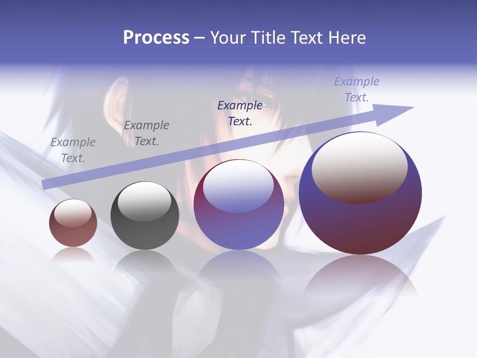 A Anime Character With A Sword In His Hand PowerPoint Template