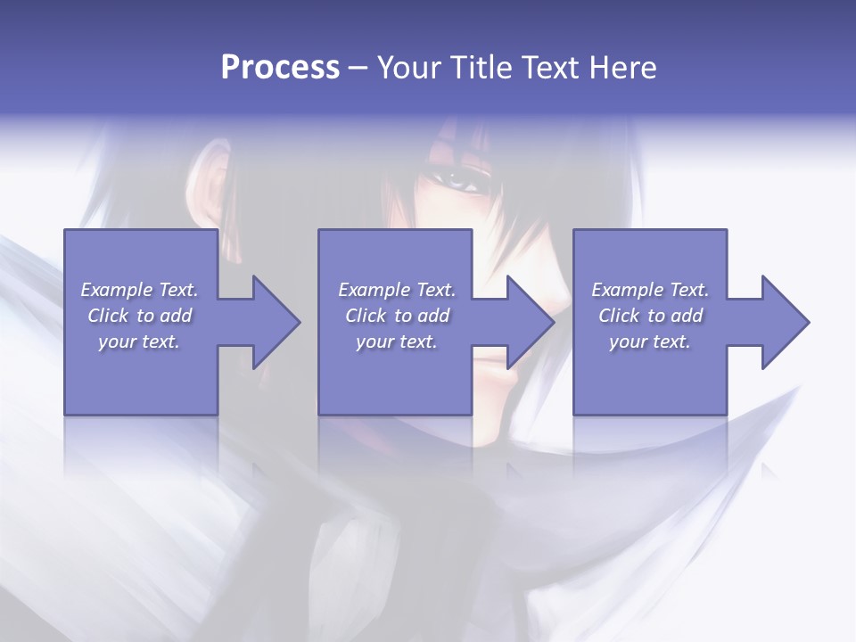 A Anime Character With A Sword In His Hand PowerPoint Template