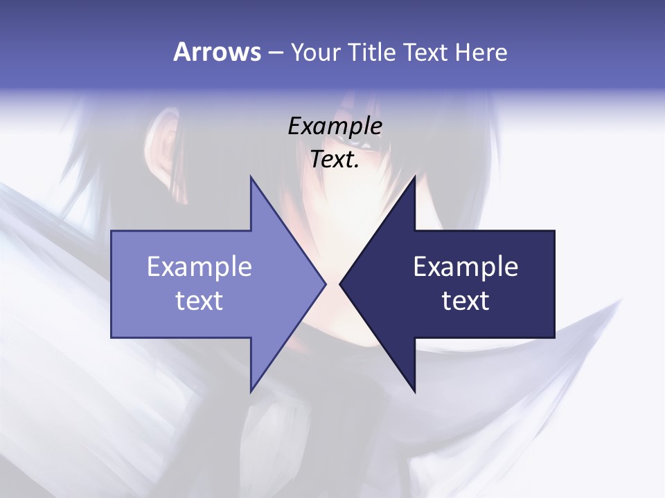 A Anime Character With A Sword In His Hand PowerPoint Template