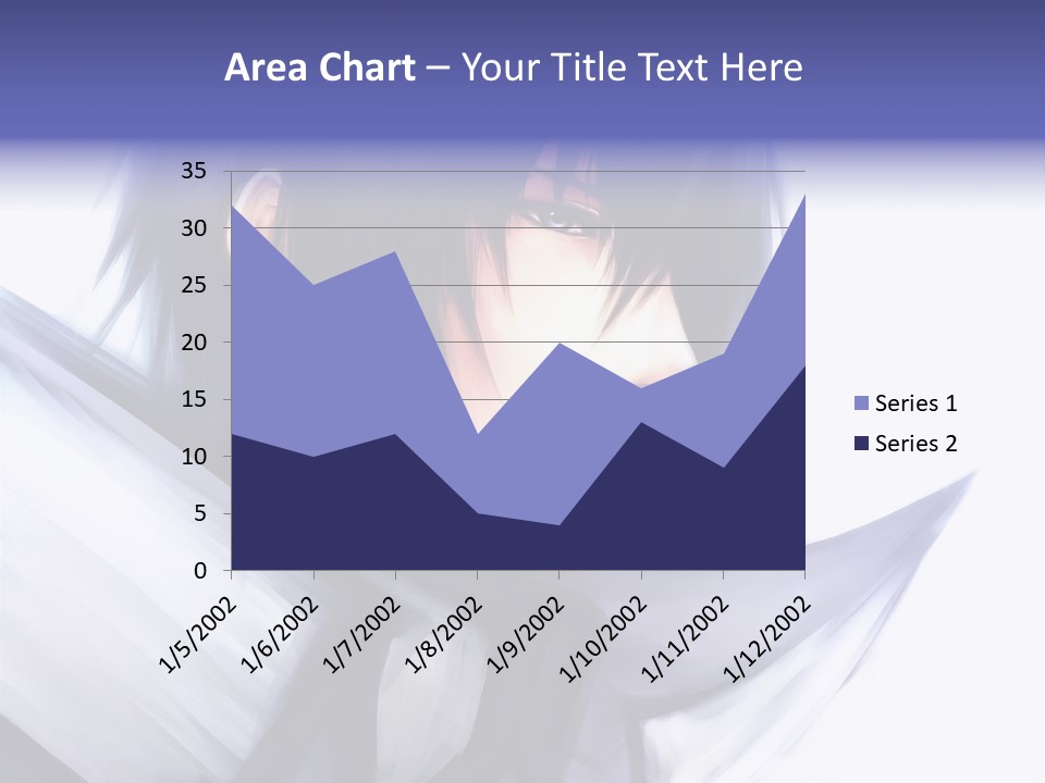 A Anime Character With A Sword In His Hand PowerPoint Template