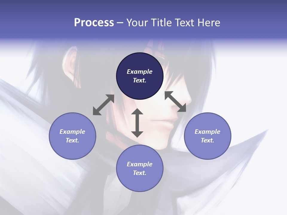 A Anime Character With A Sword In His Hand PowerPoint Template