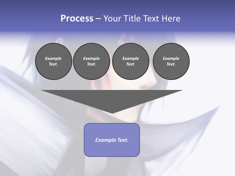 A Anime Character With A Sword In His Hand PowerPoint Template