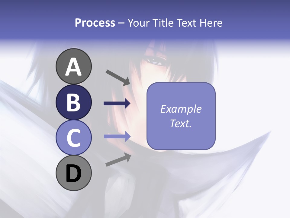 A Anime Character With A Sword In His Hand PowerPoint Template
