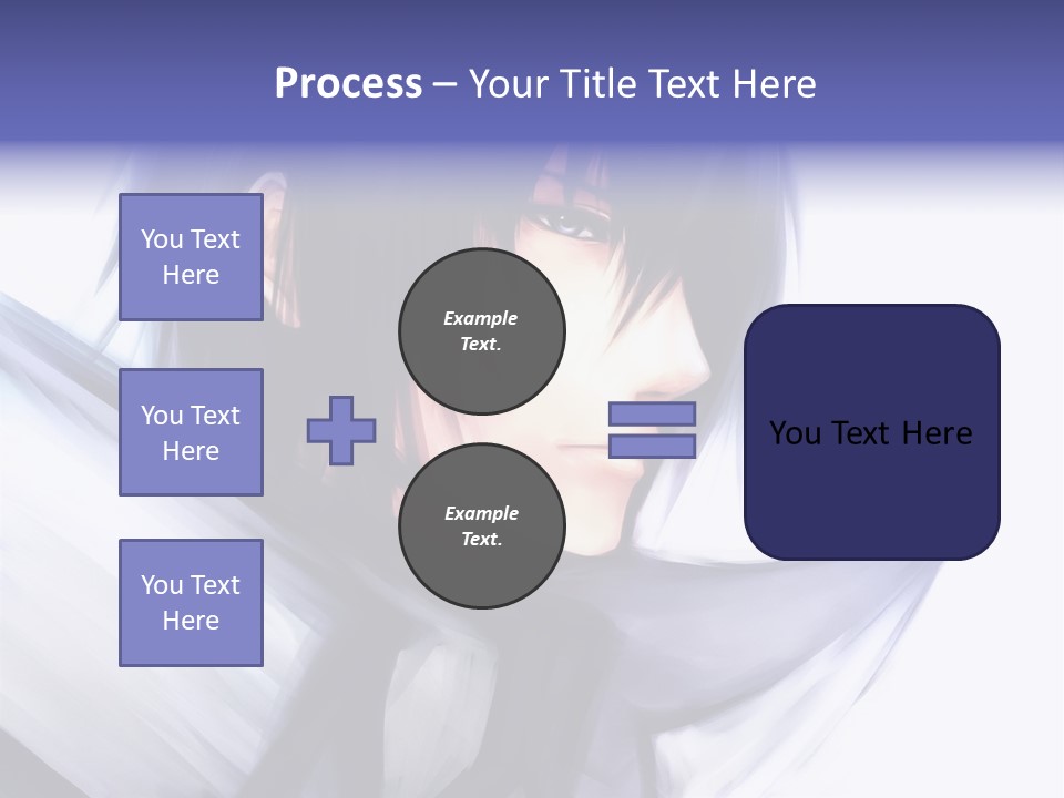 A Anime Character With A Sword In His Hand PowerPoint Template