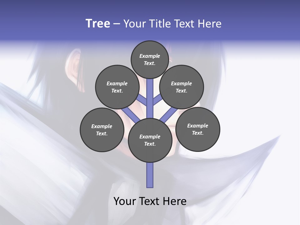 A Anime Character With A Sword In His Hand PowerPoint Template