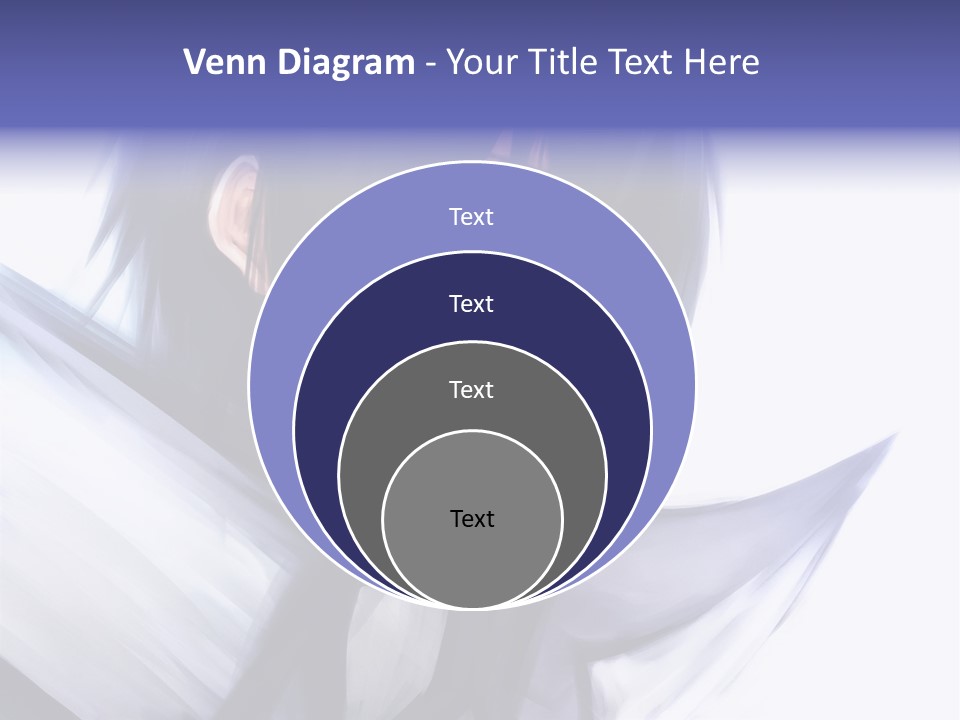 A Anime Character With A Sword In His Hand PowerPoint Template