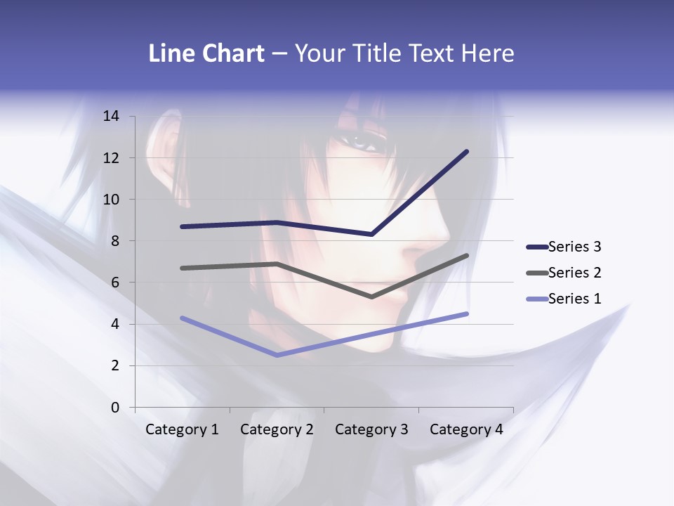 A Anime Character With A Sword In His Hand PowerPoint Template