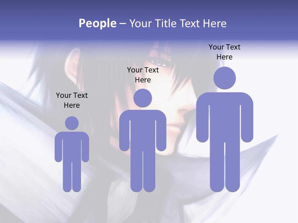 A Anime Character With A Sword In His Hand PowerPoint Template
