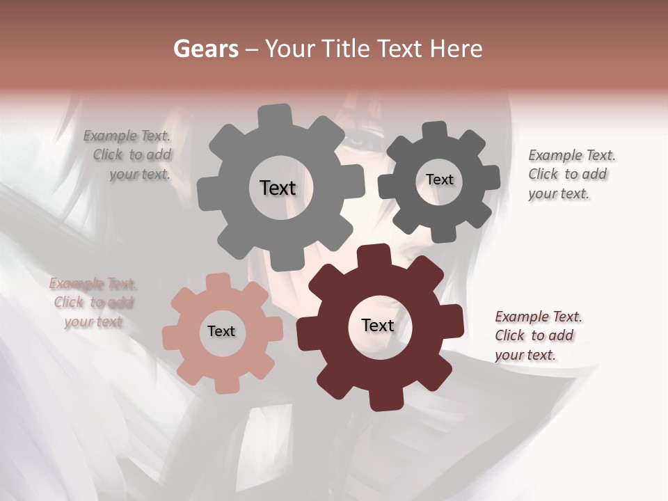 A Man With Black Hair And A Sword In His Hand PowerPoint Template