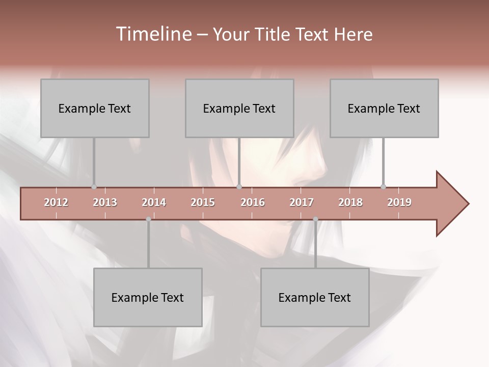 A Man With Black Hair And A Sword In His Hand PowerPoint Template