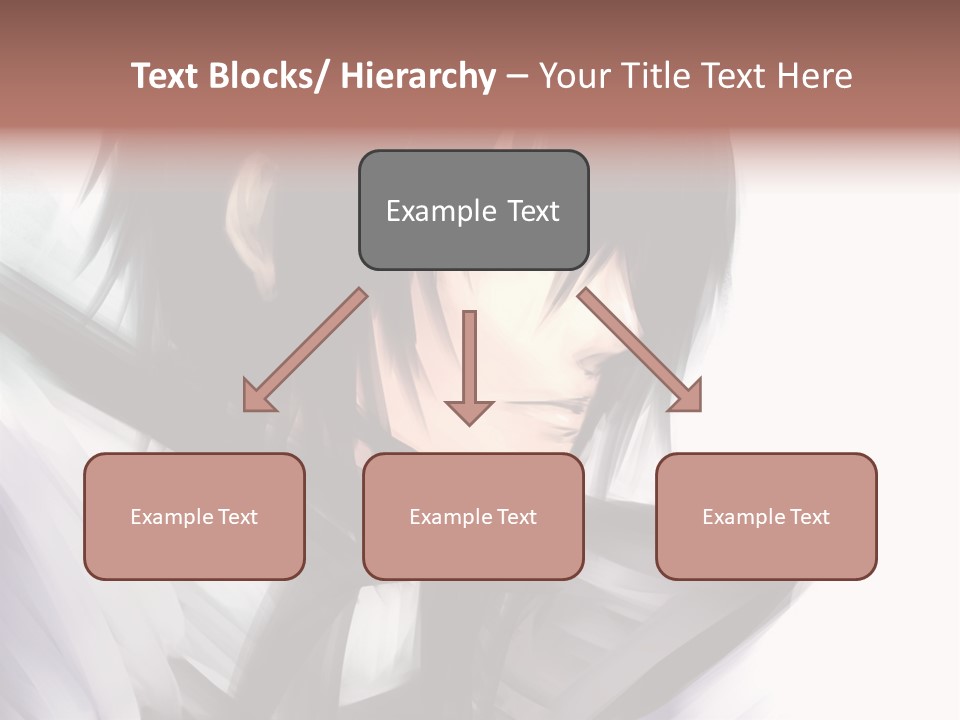 A Man With Black Hair And A Sword In His Hand PowerPoint Template