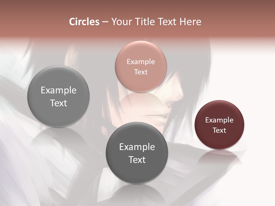 A Man With Black Hair And A Sword In His Hand PowerPoint Template