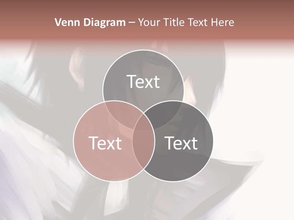 A Man With Black Hair And A Sword In His Hand PowerPoint Template