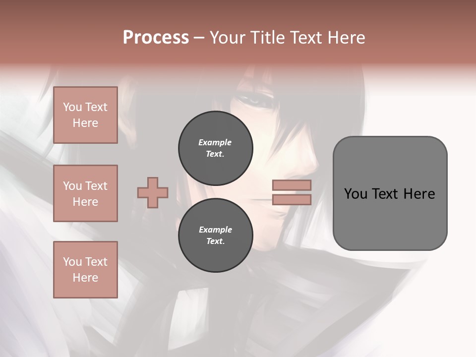 A Man With Black Hair And A Sword In His Hand PowerPoint Template