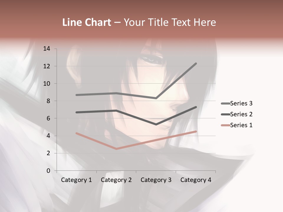 A Man With Black Hair And A Sword In His Hand PowerPoint Template