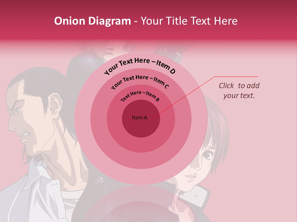 A Group Of Anime Characters Standing Next To Each Other PowerPoint Template