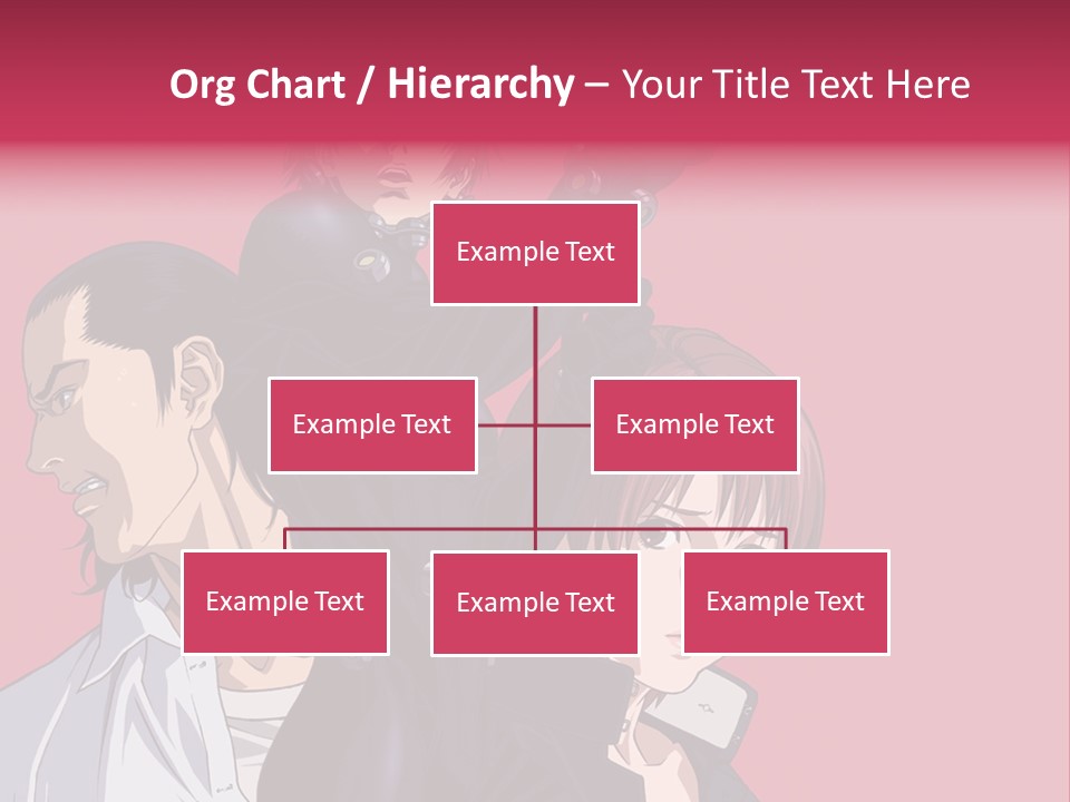 A Group Of Anime Characters Standing Next To Each Other PowerPoint Template