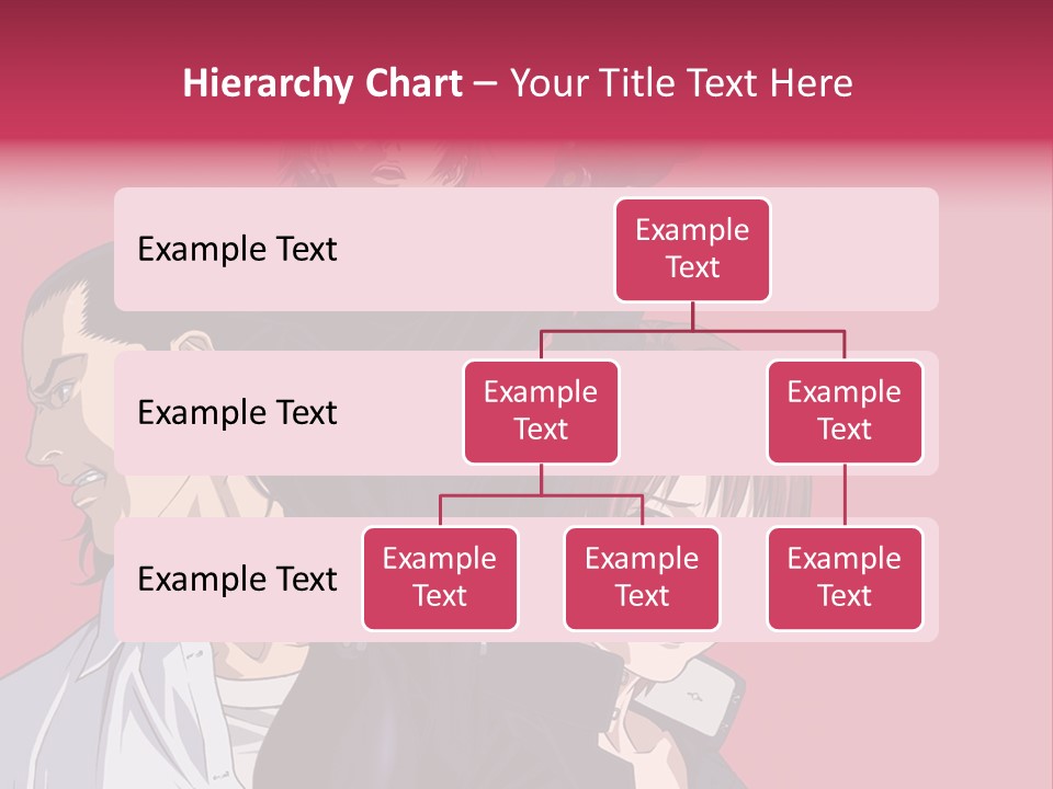 A Group Of Anime Characters Standing Next To Each Other PowerPoint Template