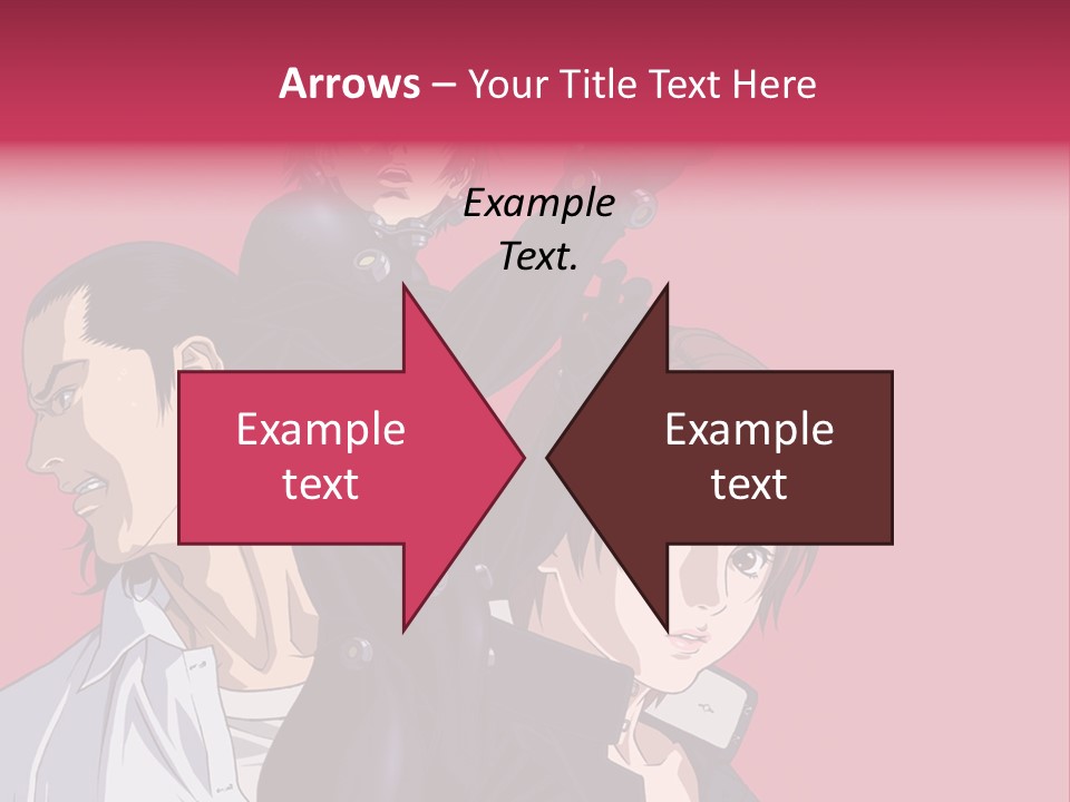 A Group Of Anime Characters Standing Next To Each Other PowerPoint Template