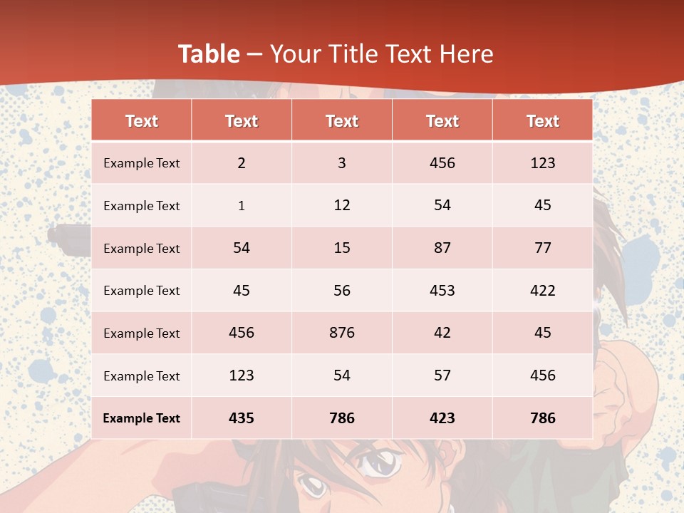 A Group Of People Holding Guns In Front Of A Red Background PowerPoint Template