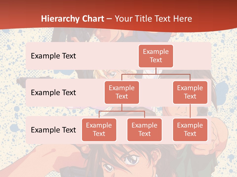 A Group Of People Holding Guns In Front Of A Red Background PowerPoint Template