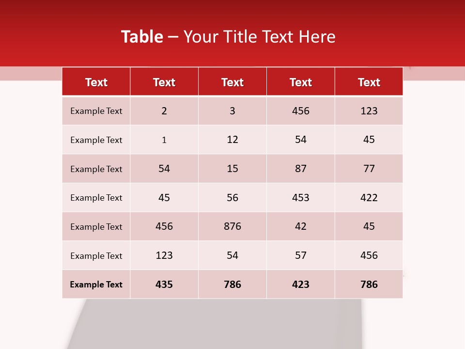 A Woman With Red Hair Is Standing In Front Of A Red And White Wall PowerPoint Template