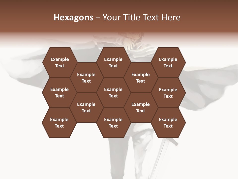 A Man With A Sword And A Cross On His Chest PowerPoint Template