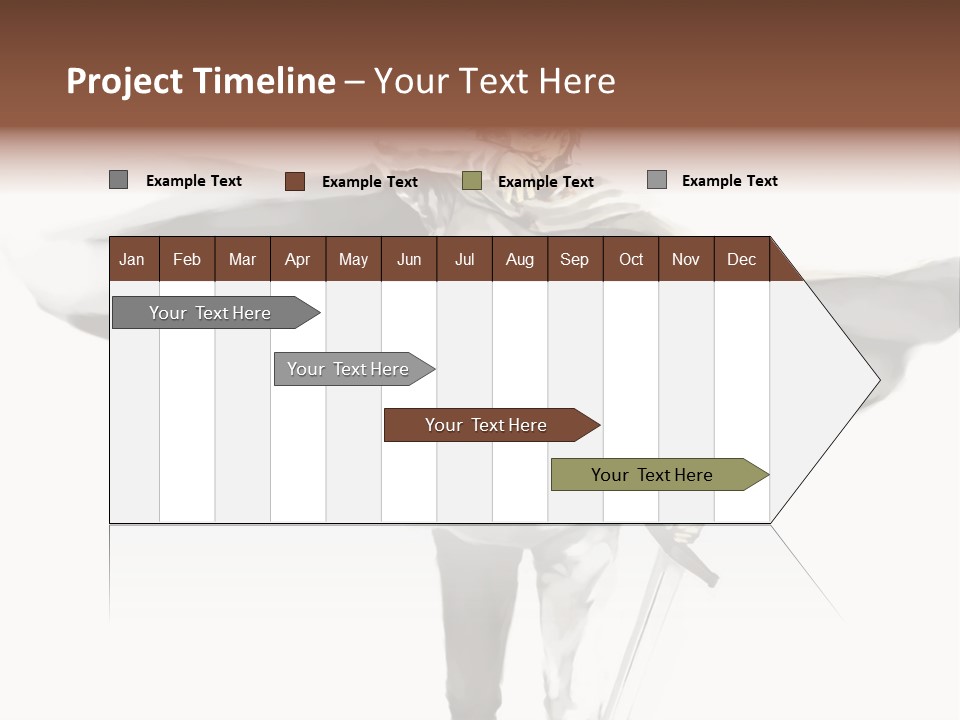 A Man With A Sword And A Cross On His Chest PowerPoint Template