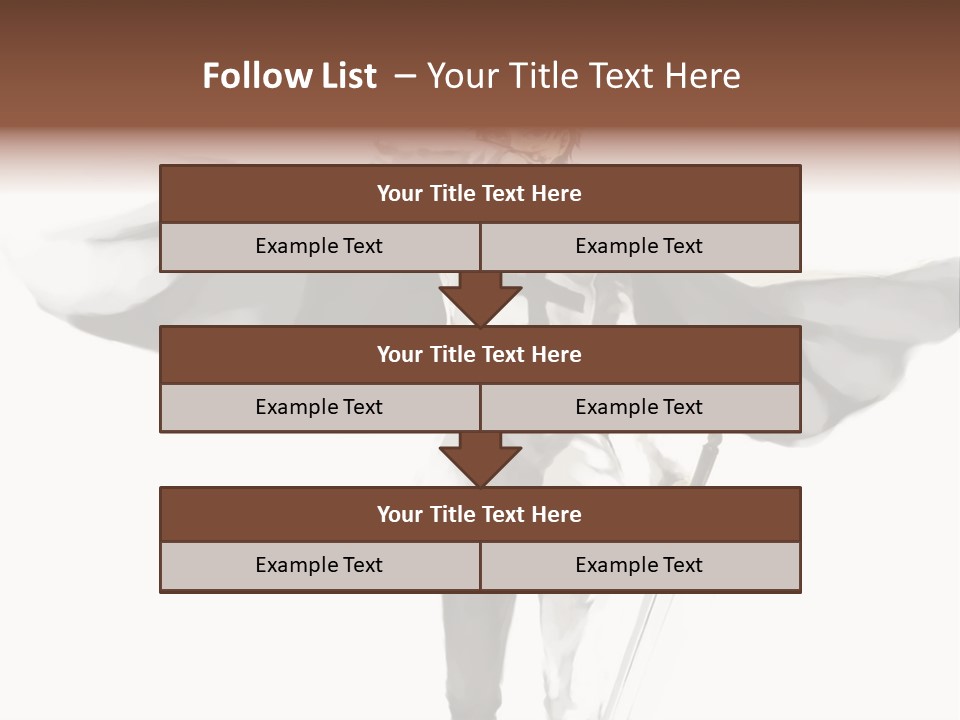 A Man With A Sword And A Cross On His Chest PowerPoint Template