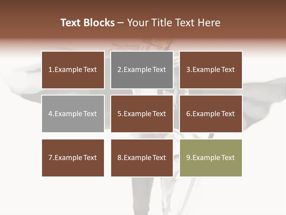 A Man With A Sword And A Cross On His Chest PowerPoint Template