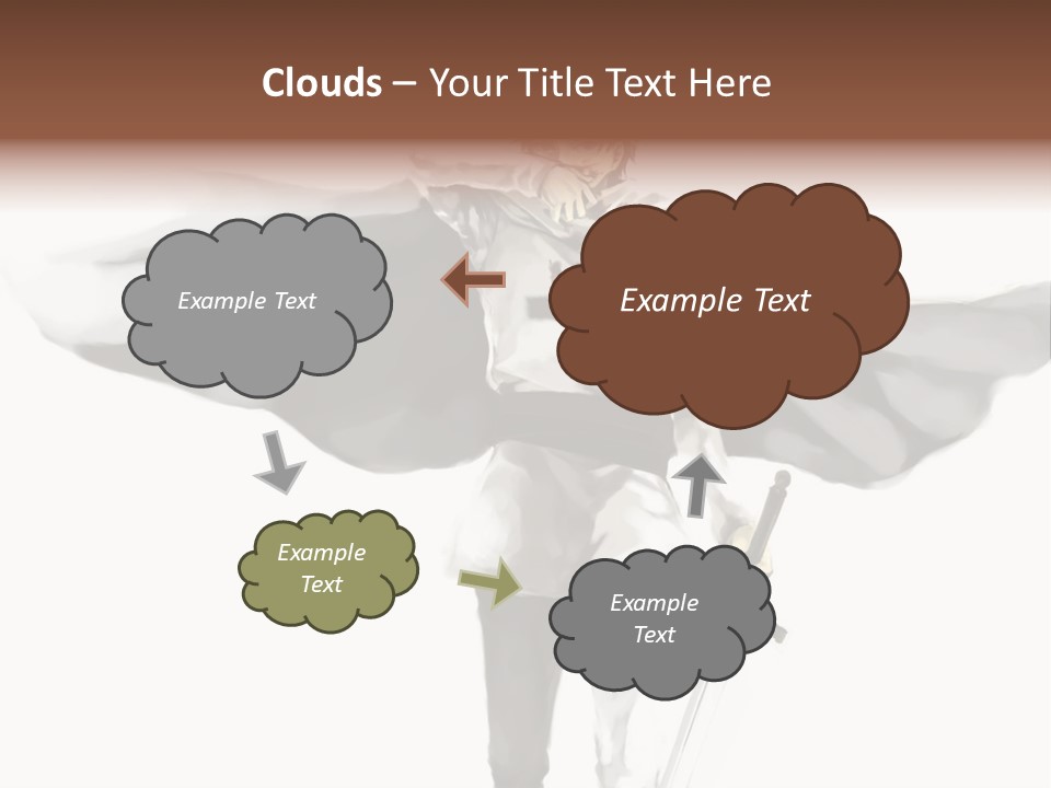 A Man With A Sword And A Cross On His Chest PowerPoint Template