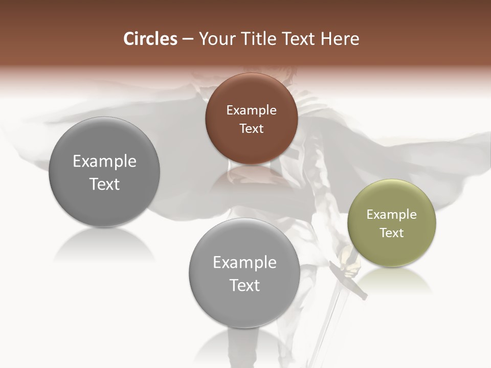 A Man With A Sword And A Cross On His Chest PowerPoint Template