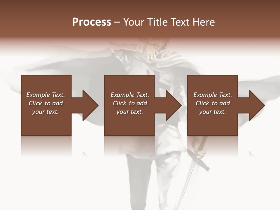 A Man With A Sword And A Cross On His Chest PowerPoint Template