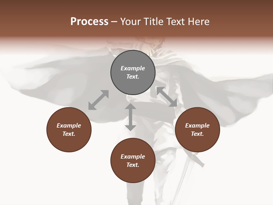 A Man With A Sword And A Cross On His Chest PowerPoint Template