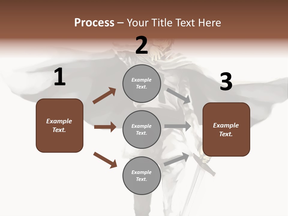 A Man With A Sword And A Cross On His Chest PowerPoint Template
