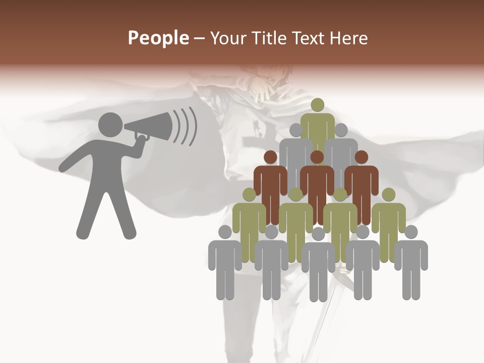 A Man With A Sword And A Cross On His Chest PowerPoint Template