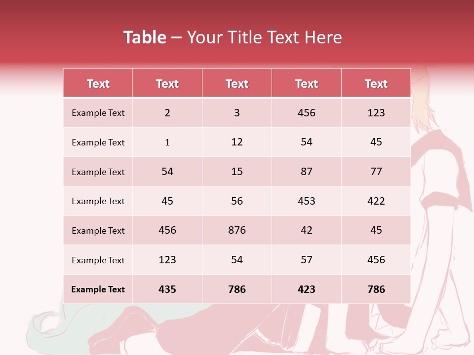 A Couple Of Anime Characters Hugging Each Other PowerPoint Template