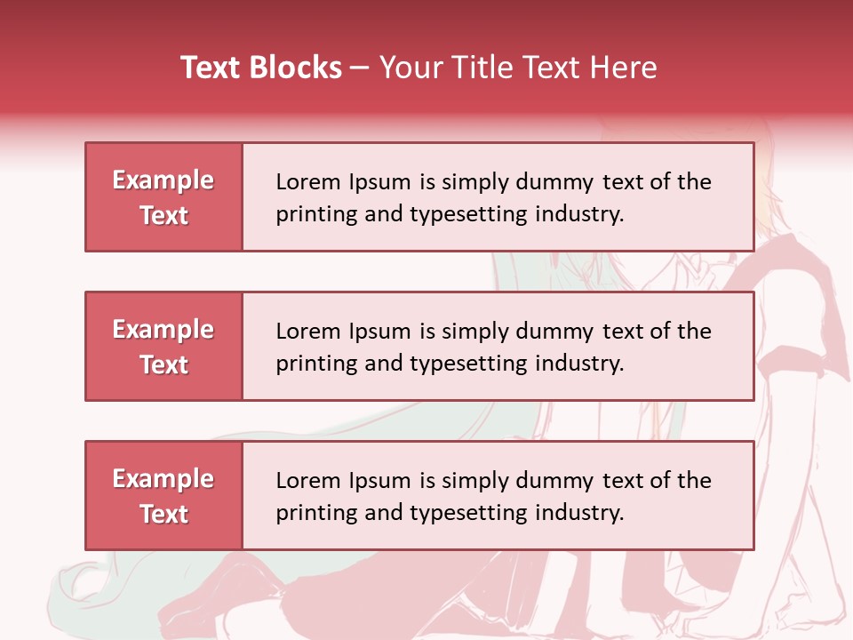 A Couple Of Anime Characters Hugging Each Other PowerPoint Template